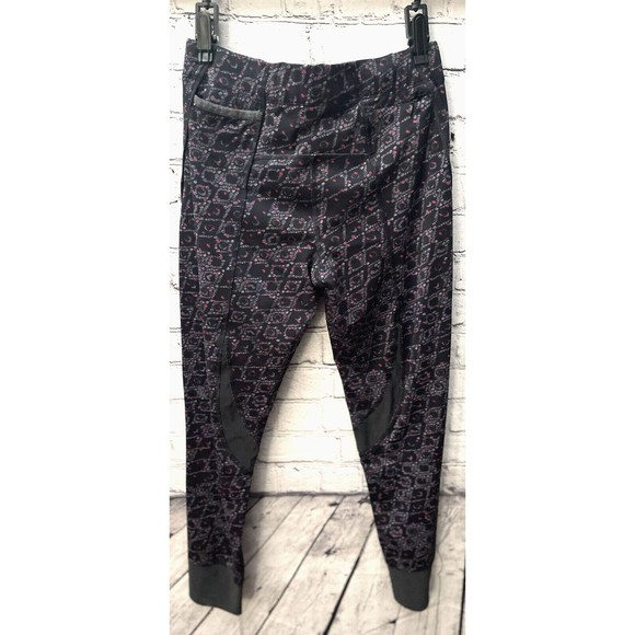 Lole Dark Blue Print Women Leggings/Joggers Size Small w Adjustable Waist - Picture 2 of 9